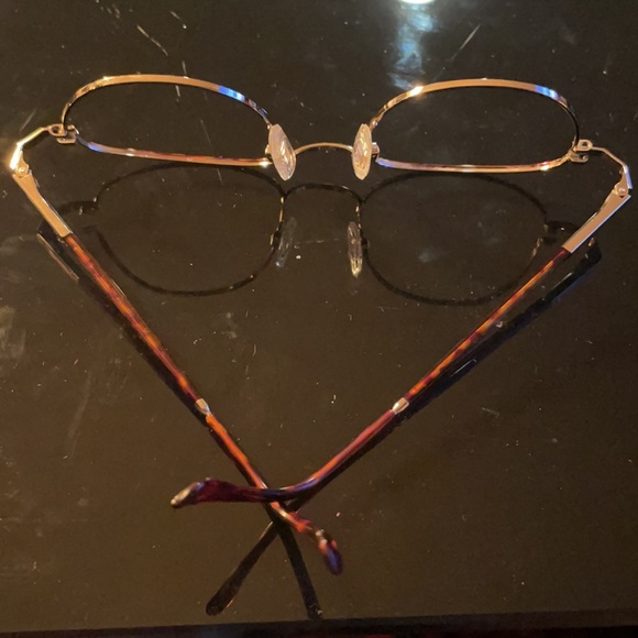 VINTAGE BRISTOL-ROUND TORTOISE GOLD EYEWEAR - Picture 2 of 3